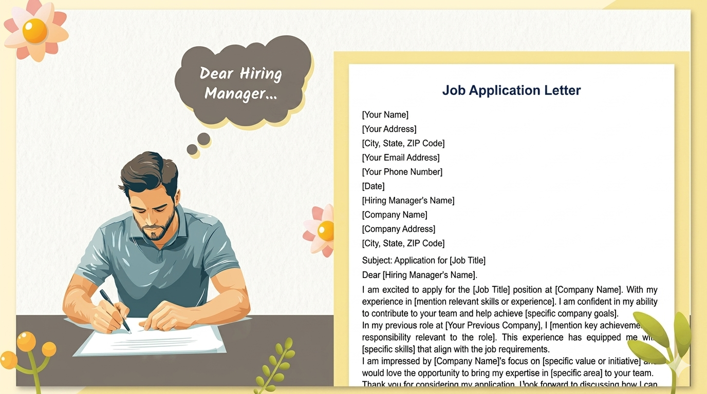 How to Write a Job Application Letter for Freshers in India