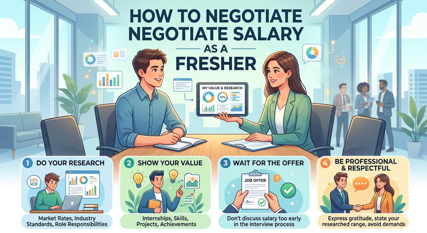 How to Negotiate Salary as a Fresher